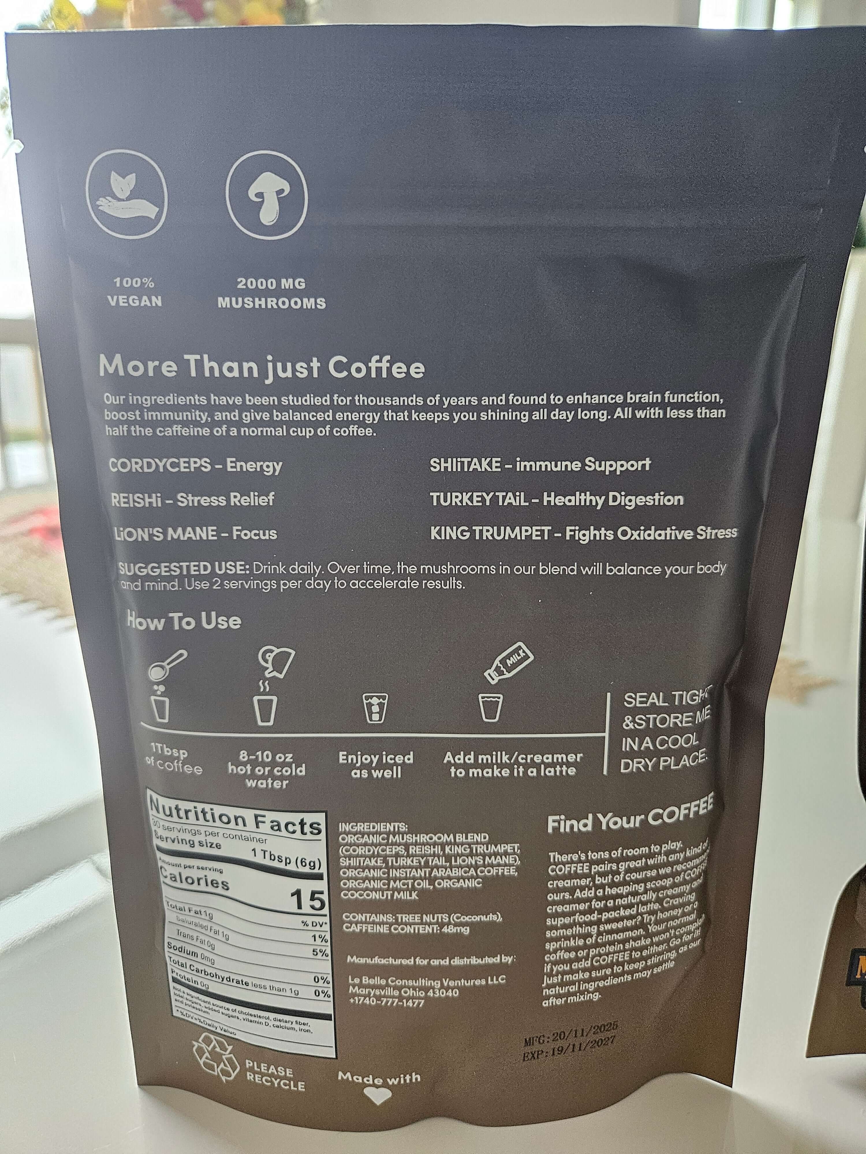 adaptogenic mushroom coffee