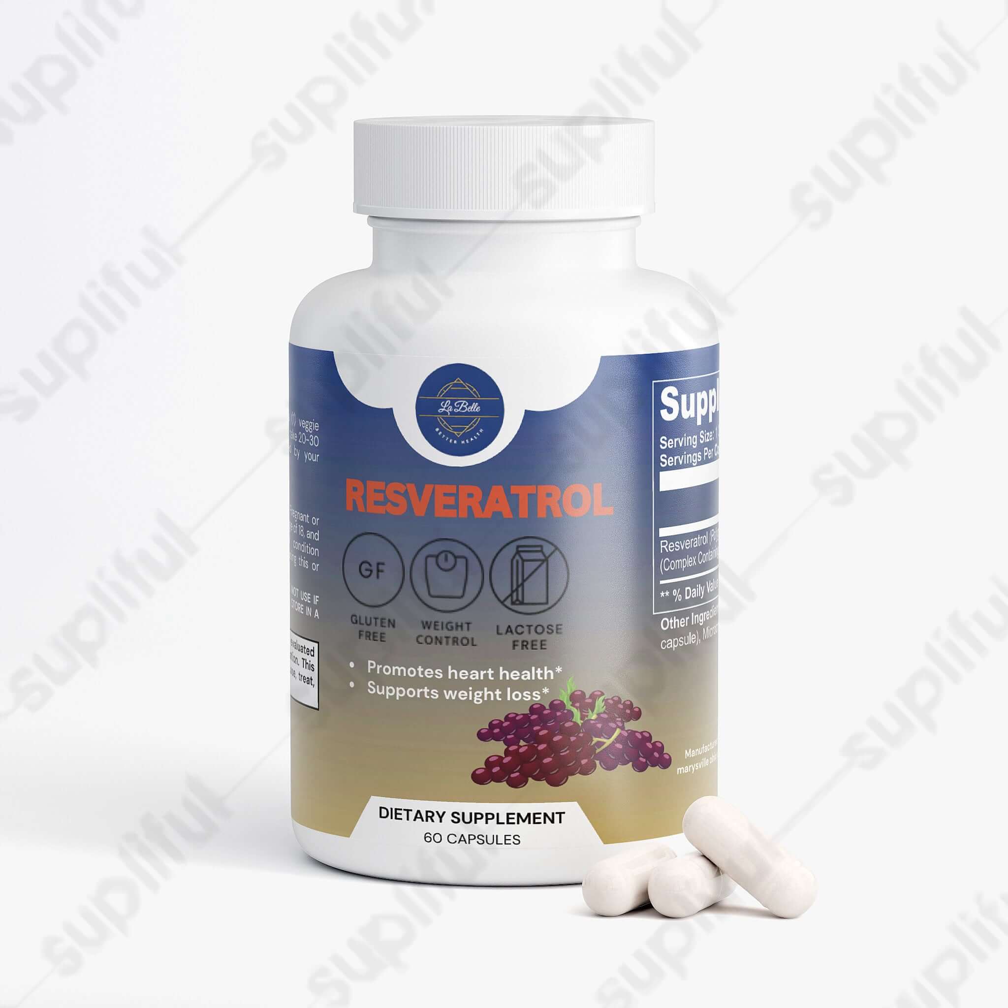 600mg resveratrol supplement