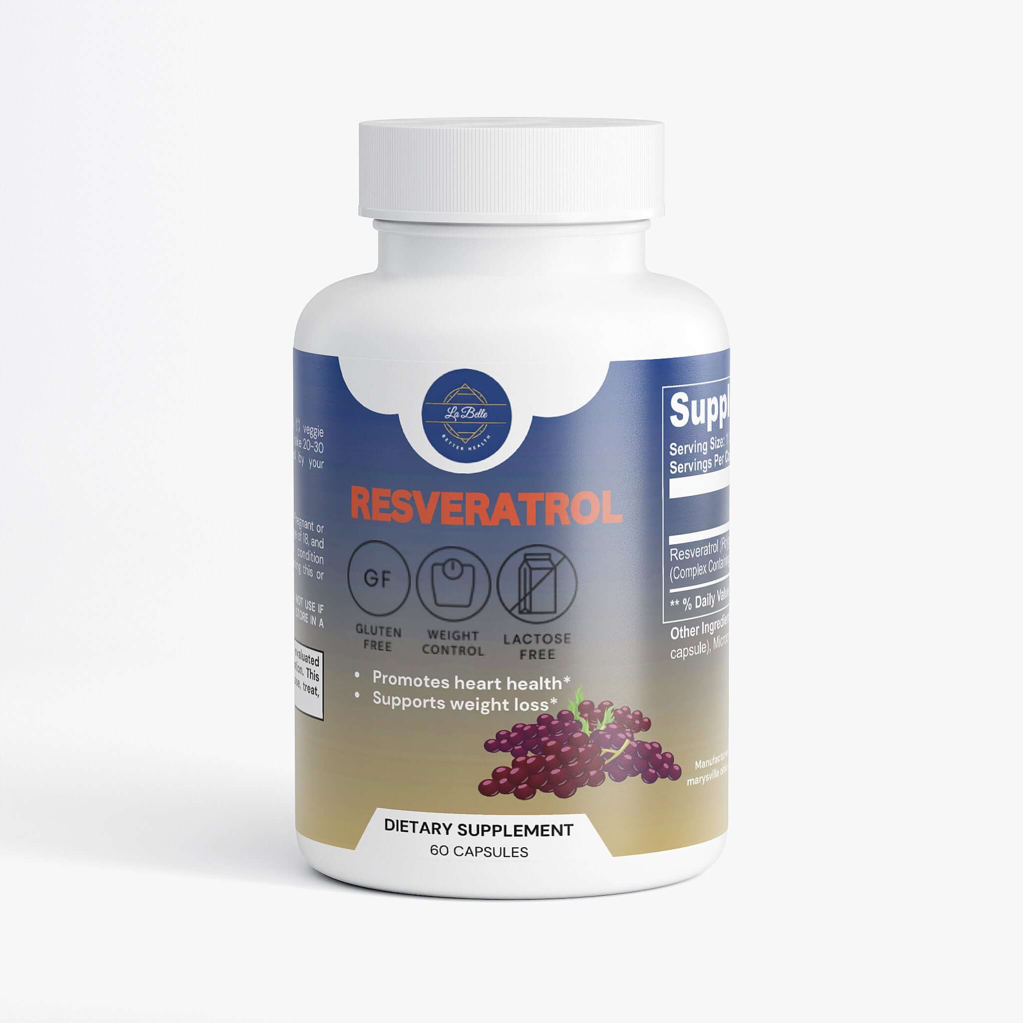 600mg resveratrol supplement