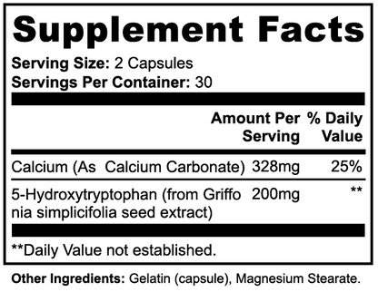 5-HTP nutritional facts
