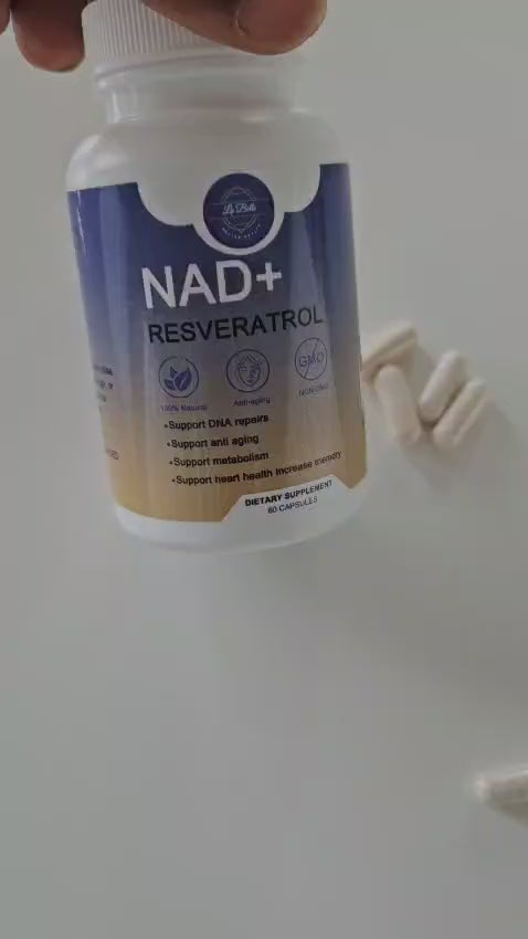 NAD+ &amp; RESVERATROL - Boost Energy &amp; Metabolism Today!